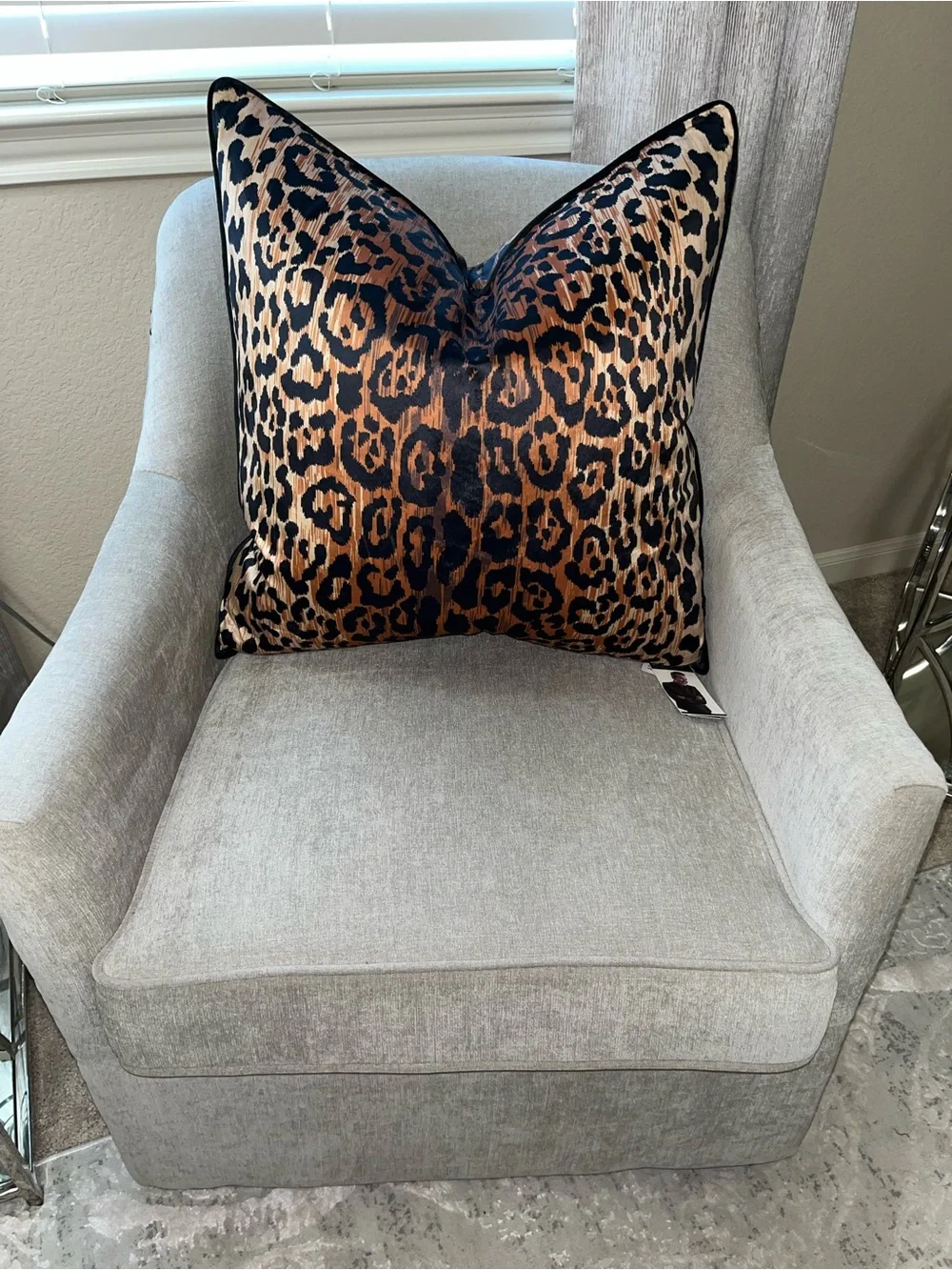 1-Dann Foley Lifestyle luxury velvet Cheetah Print design decorative pillow